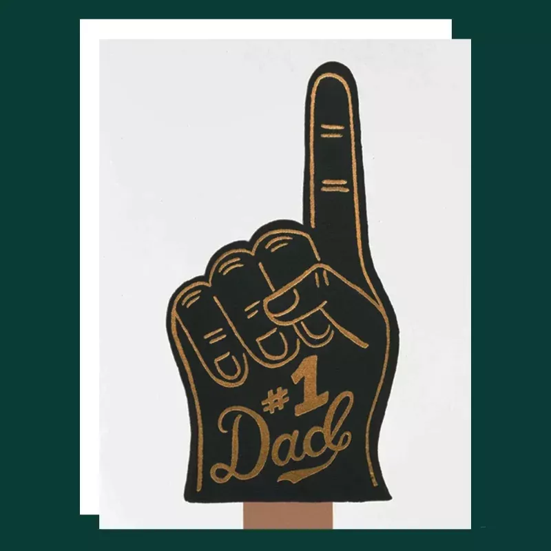 #1 Dad Card