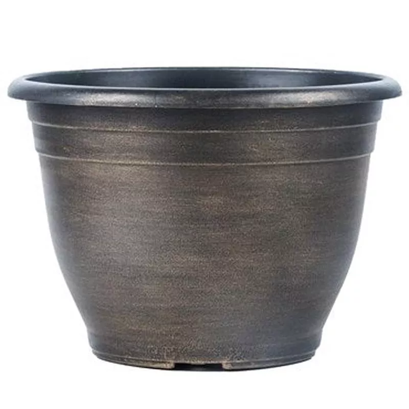 10″ Tara Planter – Gold Wash