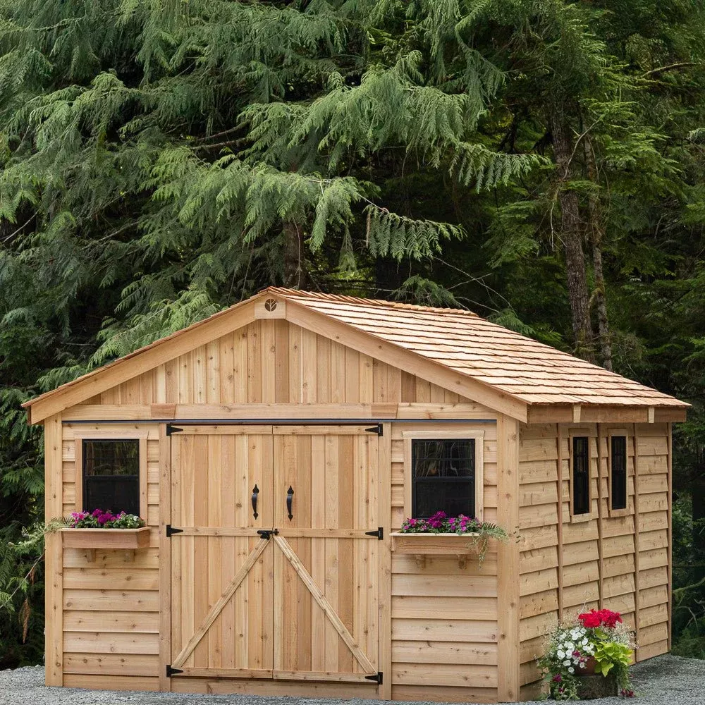 12′ x 16′ Space Master Cedar Storage Shed