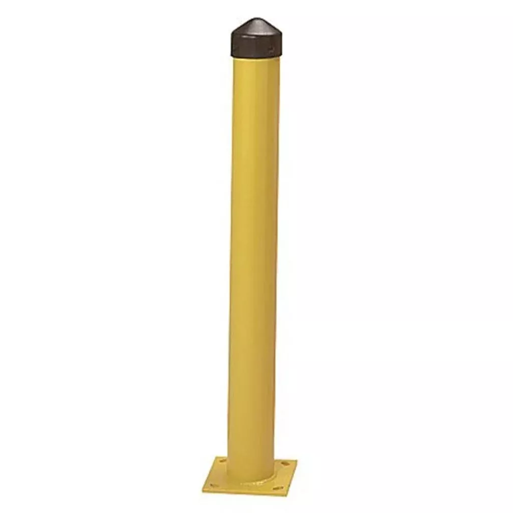 24″H Round Steel Bollard Post