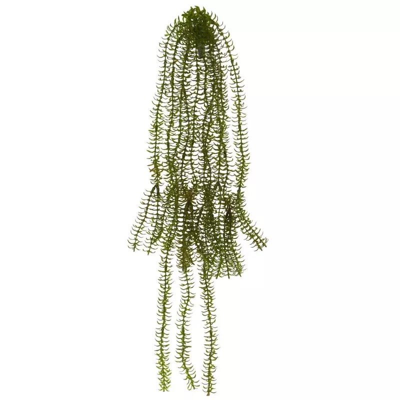 28 Red Bottlebrush Artificial Hanging Plant (Set of 6)