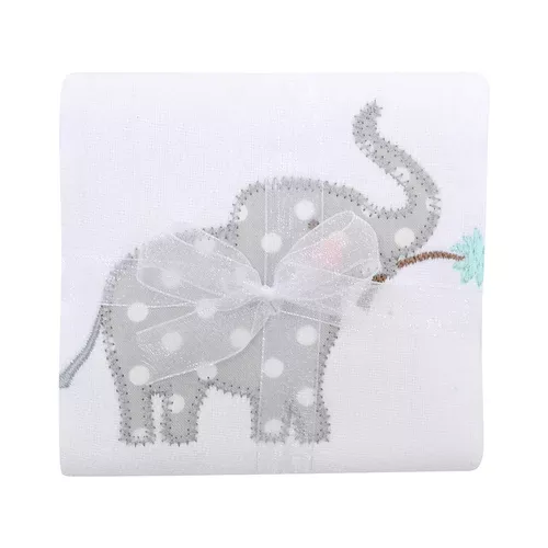 3 Marthas Safari Appliqued Burp