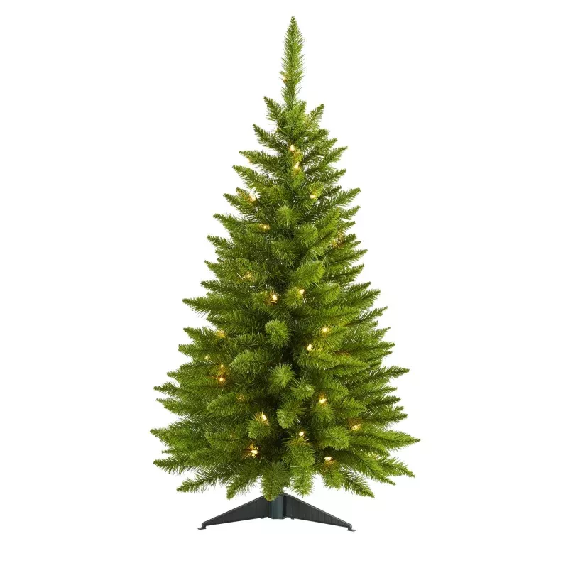 3 Providence Pine Artificial Christmas Tree with 50 Warm White Lights and 143 Bendable Branches
