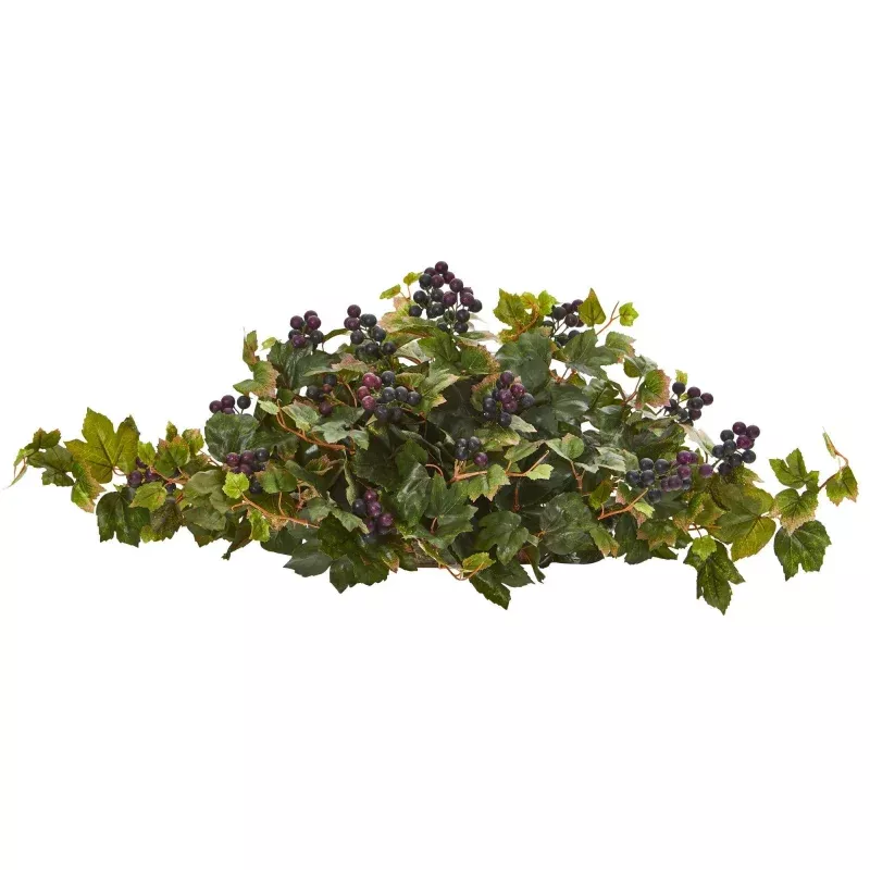 33 Grape Leaf Artificial Ledge Plant