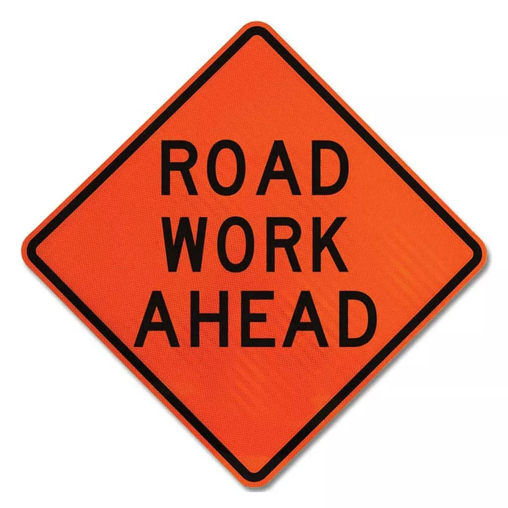 36″ x 36″ Reflective Roll-Up Traffic Control Signs