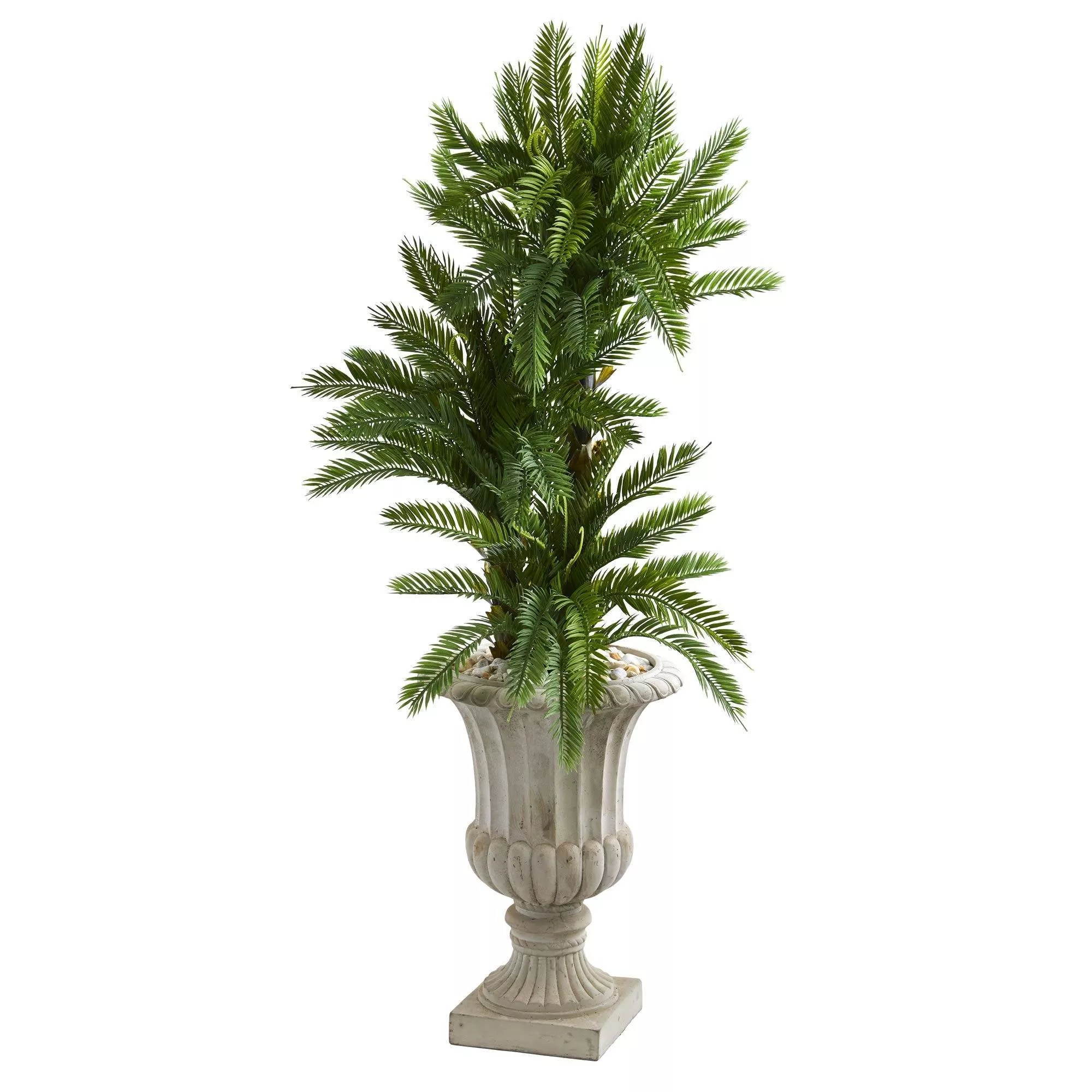 4.5 Triple Cycas Artificial Plant in Urn