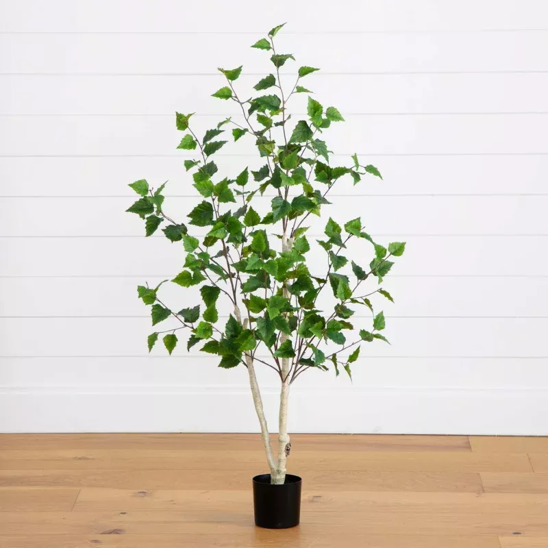 4 Artificial Birch Tree