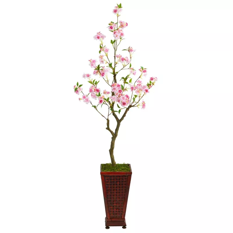 5 Cherry Blossom Artificial Tree in Decorative Planter