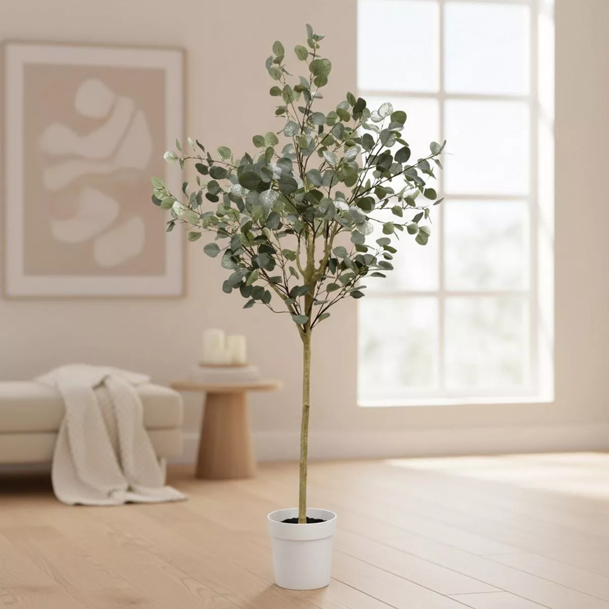 71″ Faux Eucalyptus Tree