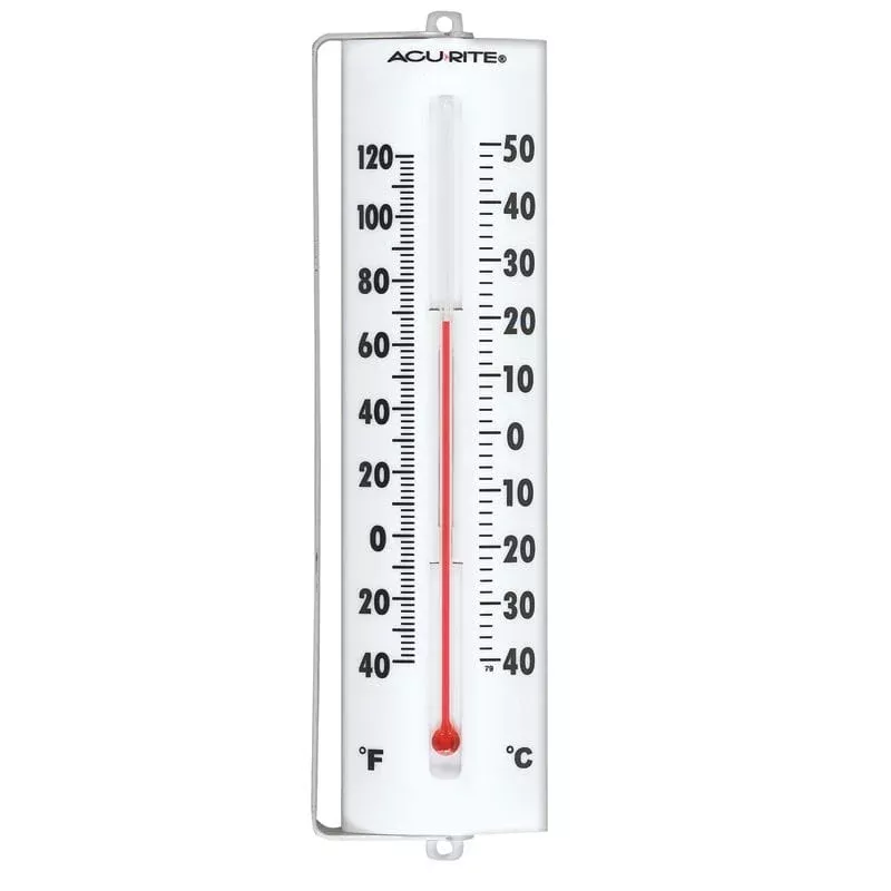 9.3″H Plastic Case Traditional Thermometer