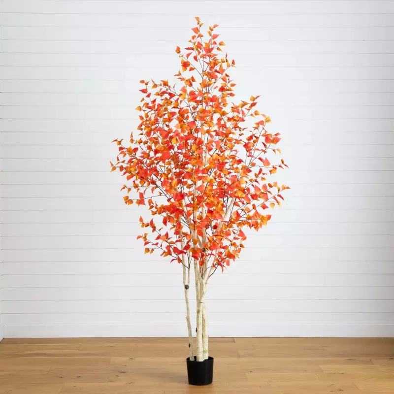 9 Autumn Birch Artificial Fall Tree