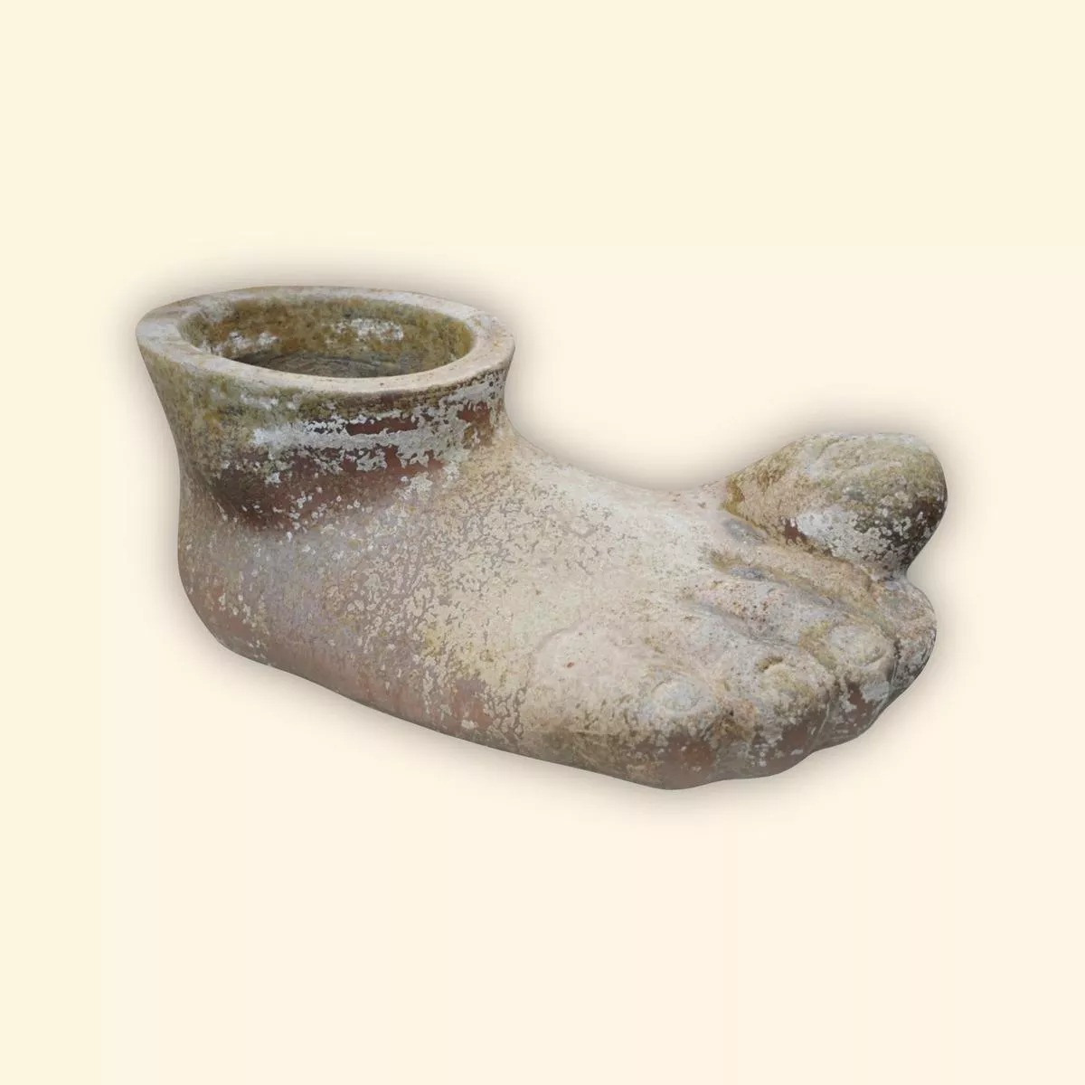 9536RC30 – Atlantic Right Foot Ceramic Planter – 11″ x 22″ x 9″