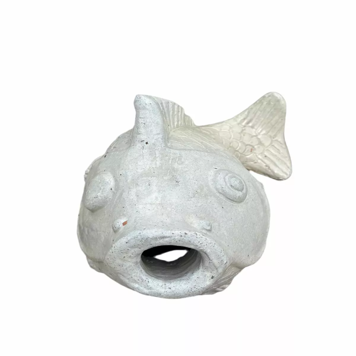 Acadian Fish 8211 White 218221L x 128221W x 158221H