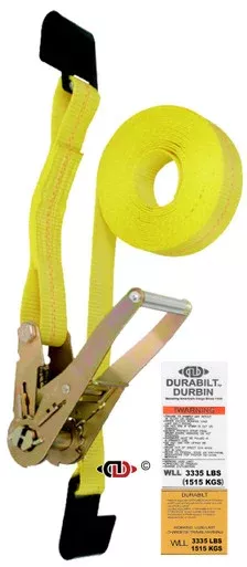 Advantage Sales 2″ x 27′ Ratchet Load Hugger with Flat Hook