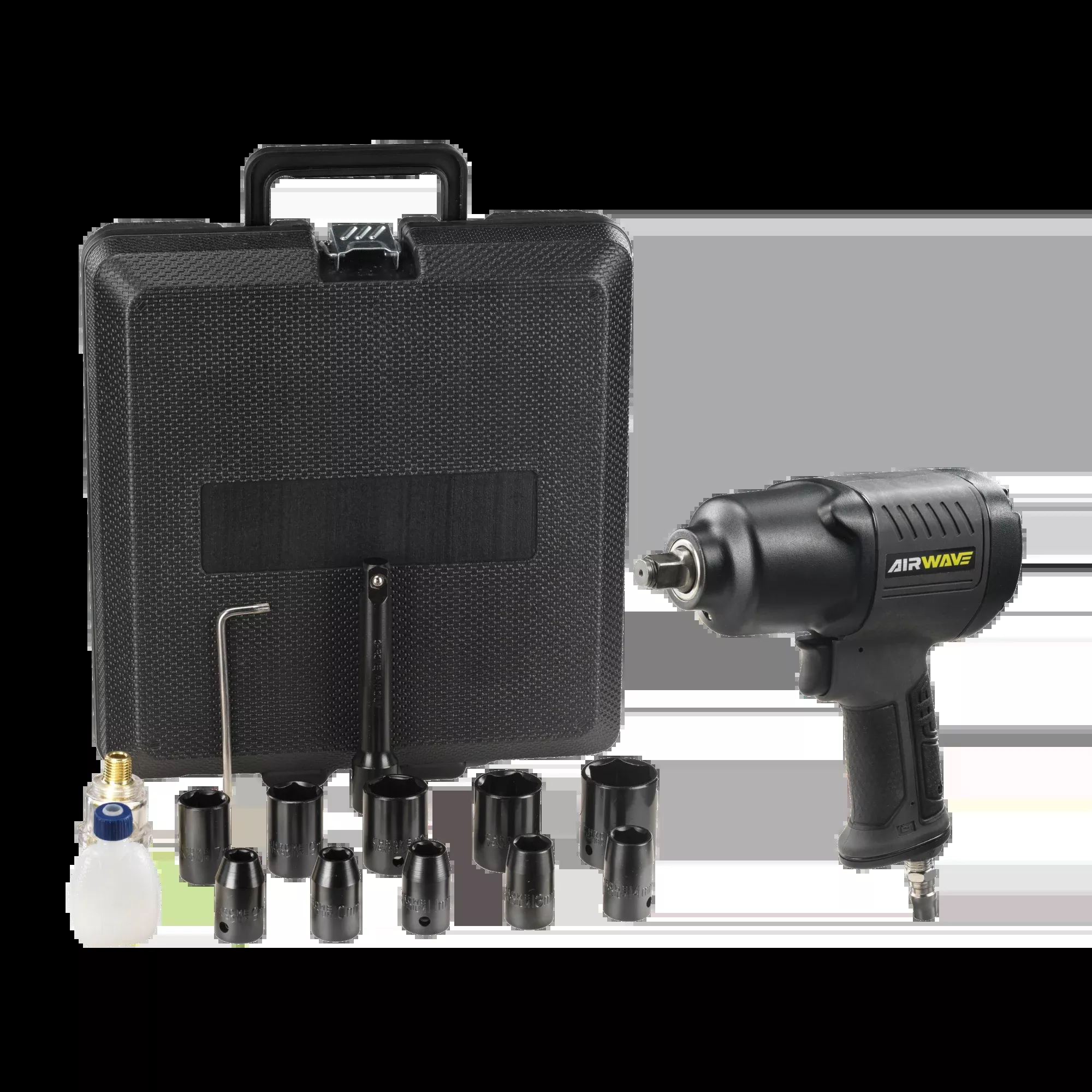 Airwave ½” Impact Wrench 17-Piece Kit