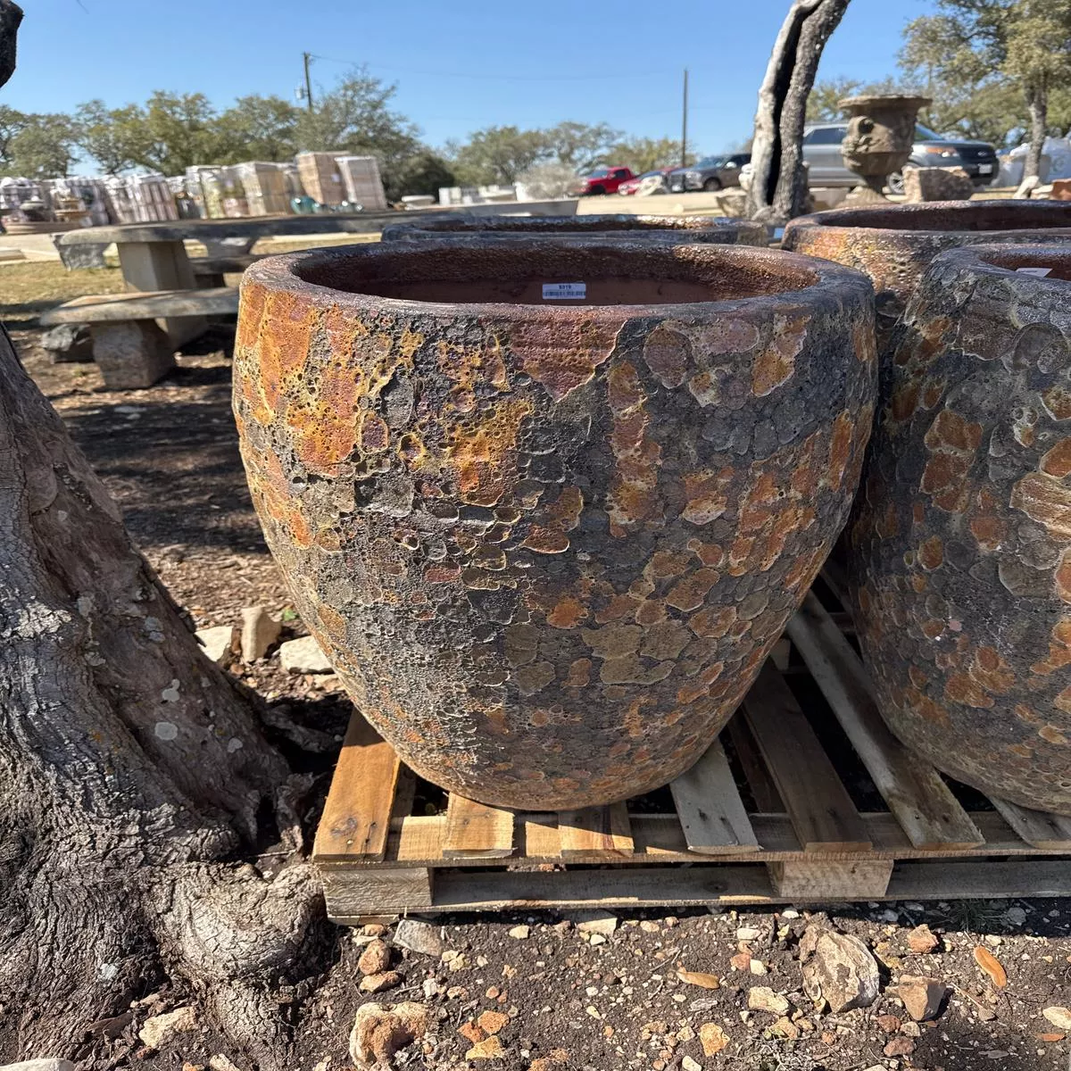Antique Tapered Vase