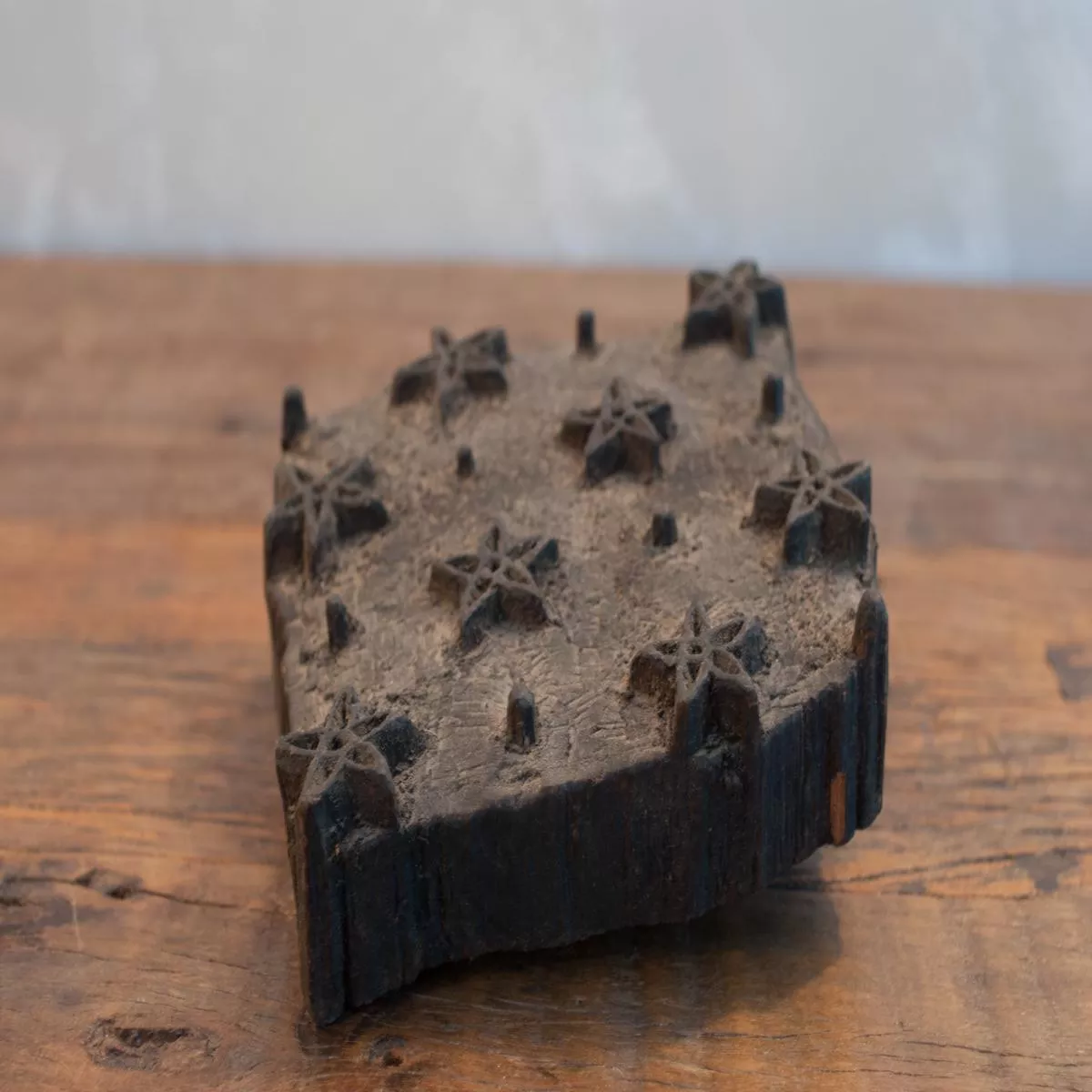 Antique Textile Fabric Printing Block – Star