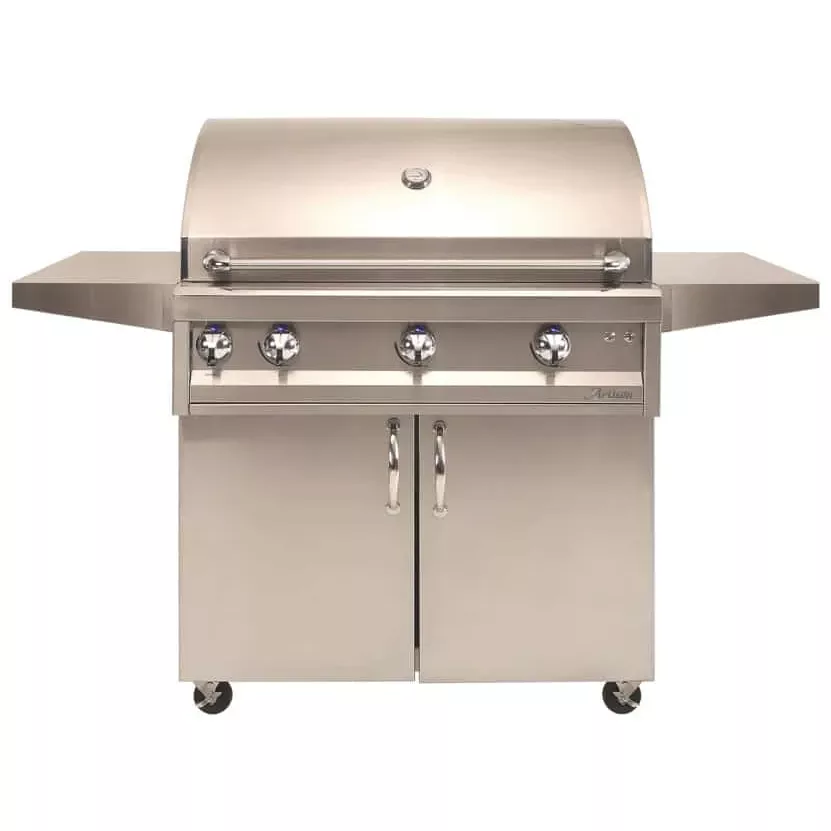 Artisan 36″ Professional 3-Burner Grill with Cart