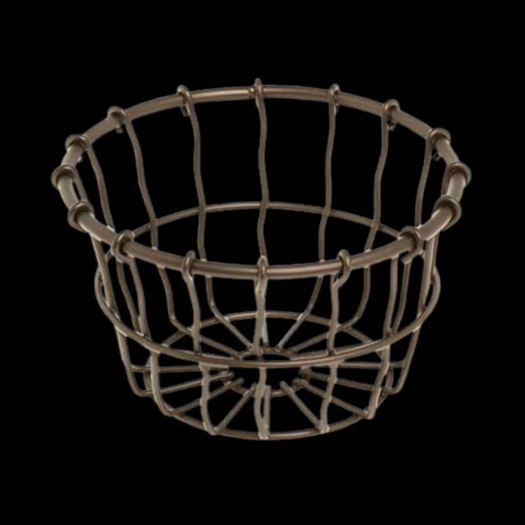 Artistry Collection: Bronze Metal Basket