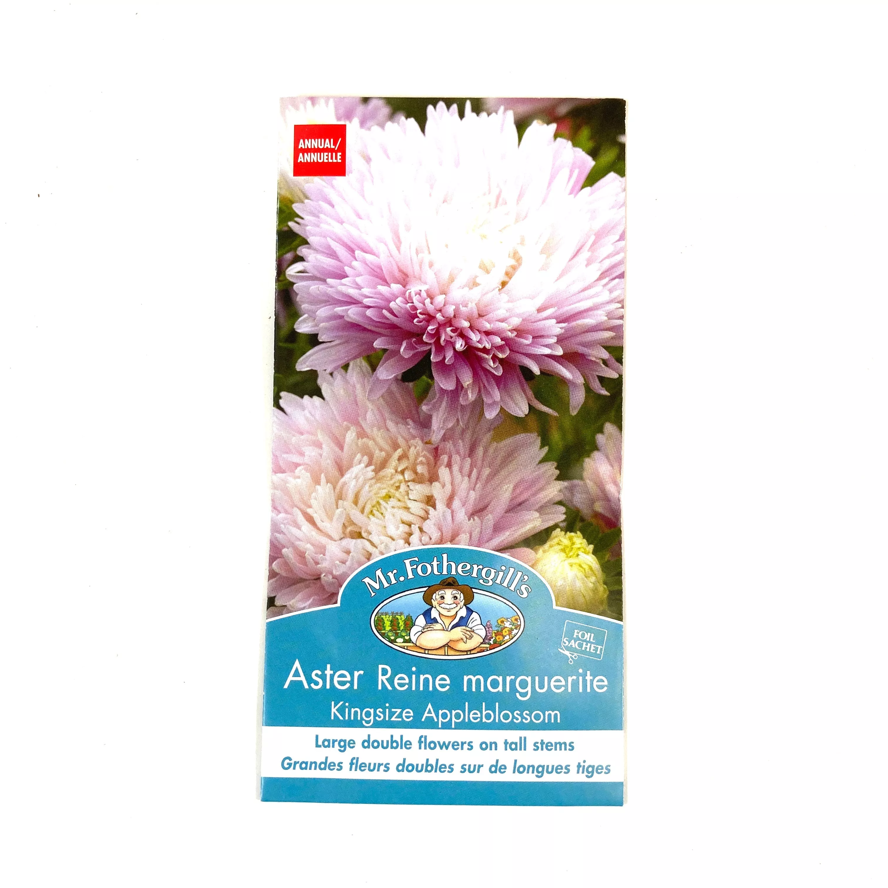 Aster - Kingsz Appleblossom Seeds, Mr Fothergill's