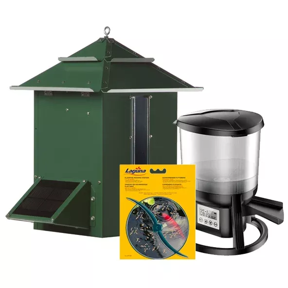 Automatic Pond Fish Feeders