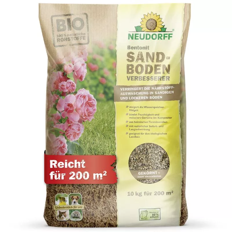 Bentonite sandy soil improver