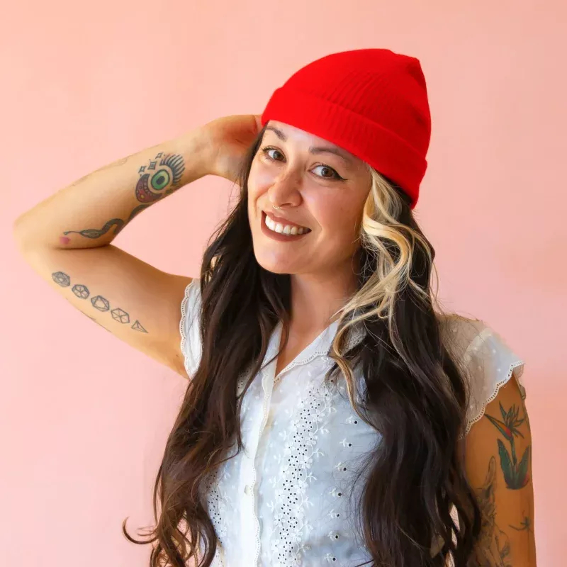 Billie Beanie | Cherry