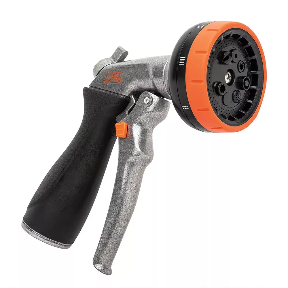 BLACK+DECKER 8-Pattern Zinc Front Trigger Nozzle BD59378