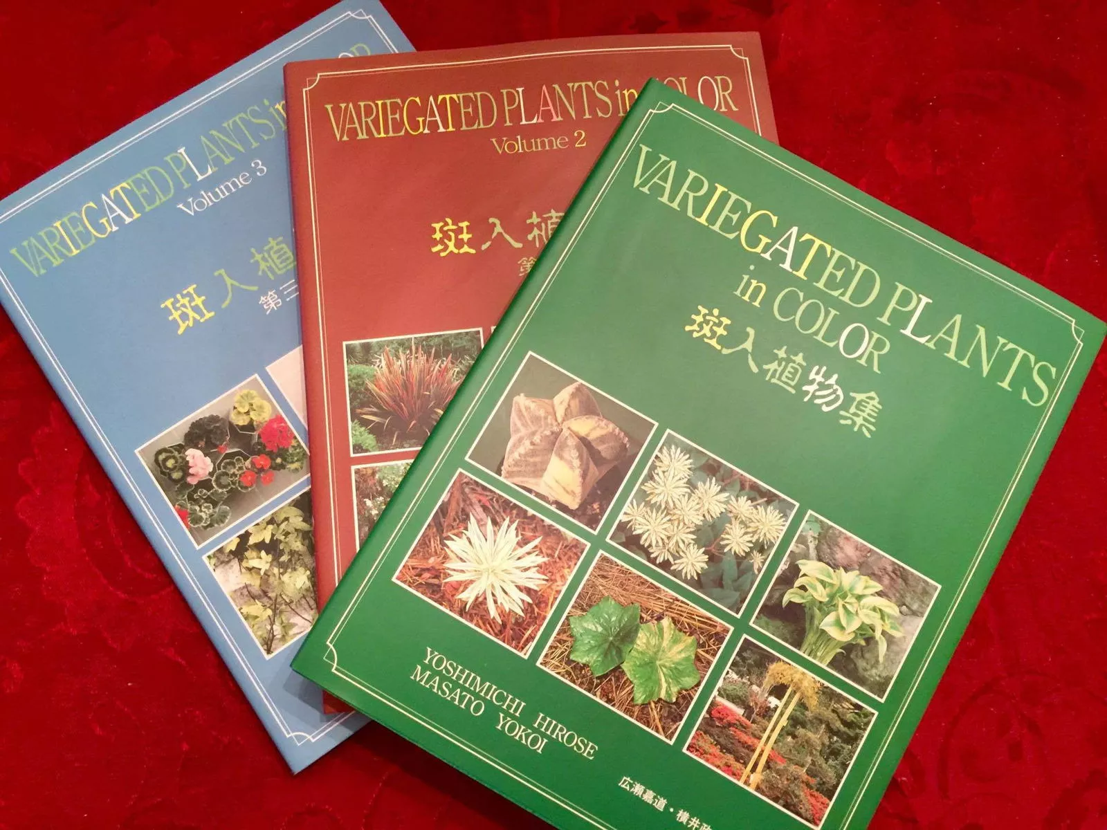 Books - Variegated Plants in Color Complete Set (Vol. 1, 2, & 3 )