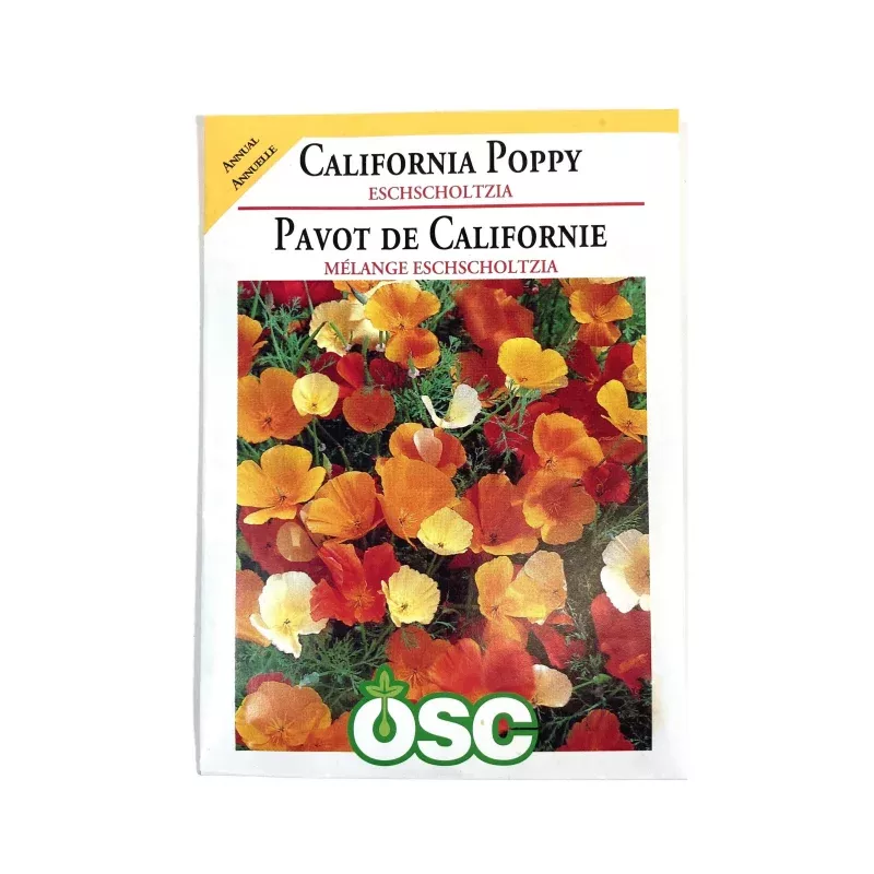 California Poppy - Mixture Seeds, OSC