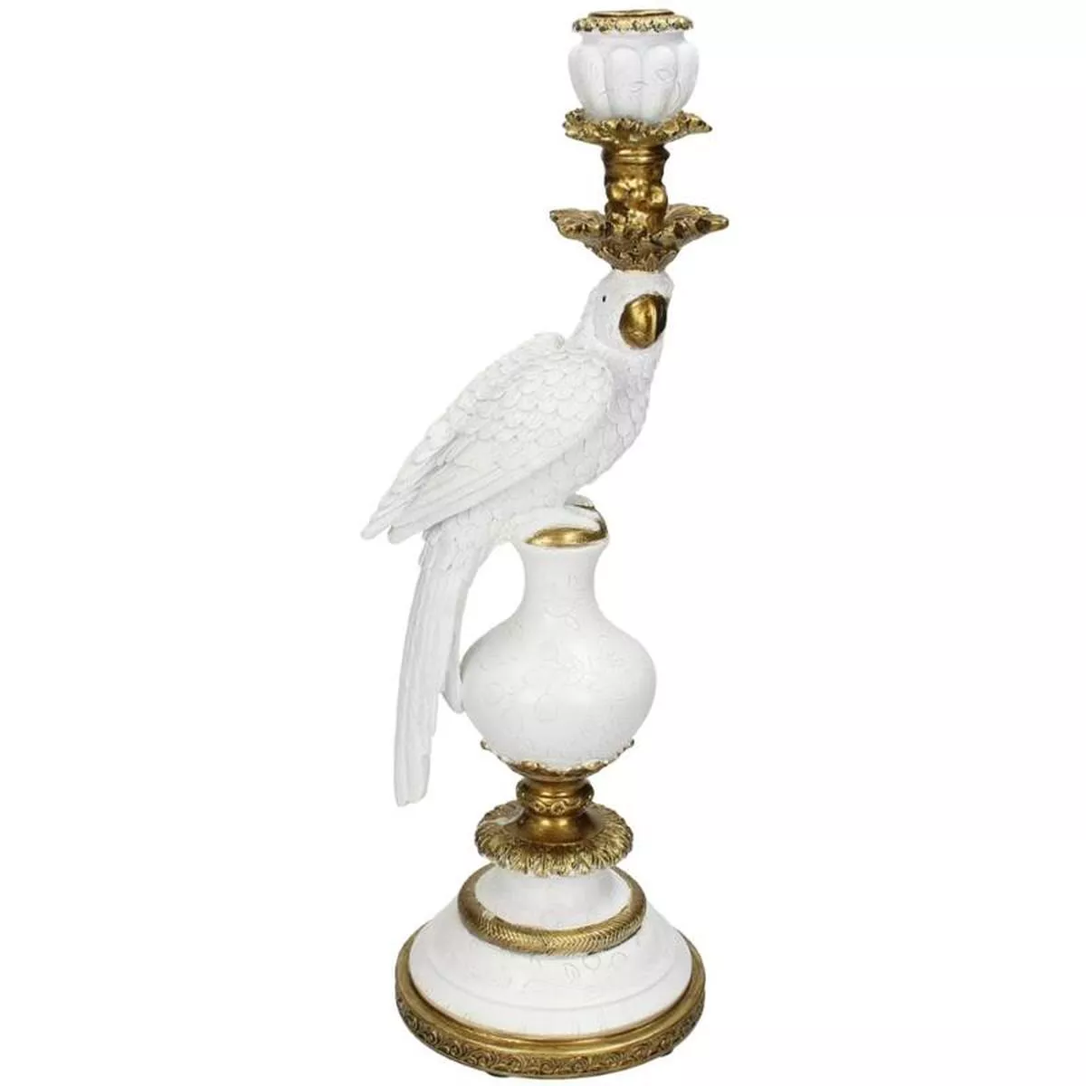 Candle Holder with White Bird –40 cm