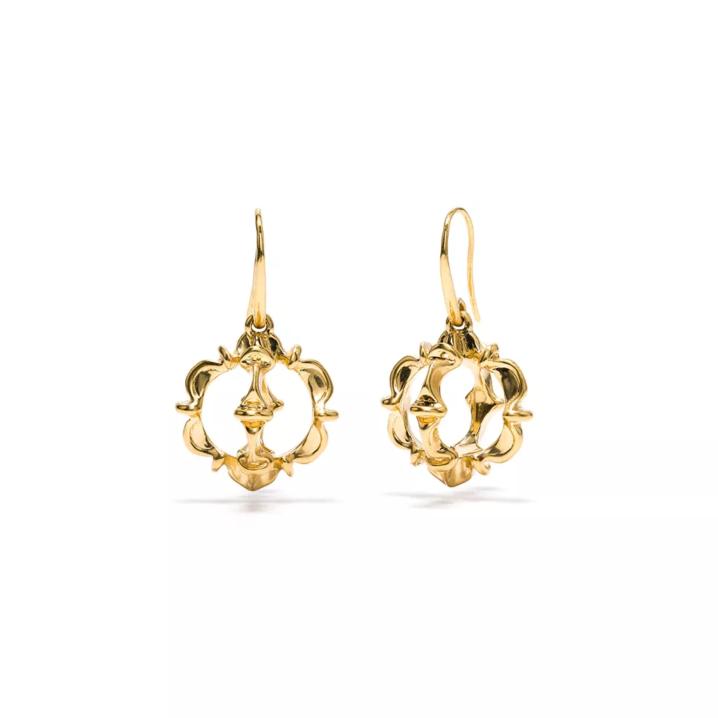 Capucine De Wulf Bliss Ruffle Urchin Earrings