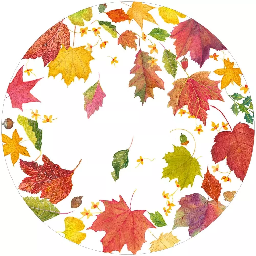 Caspari Swirling Leaves Placemats