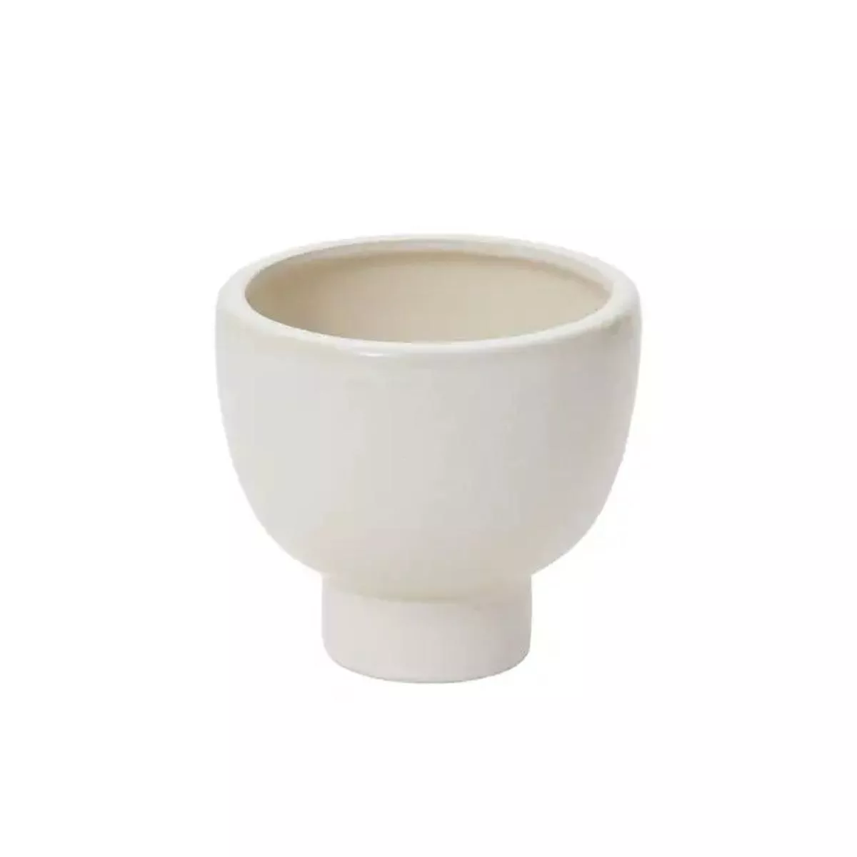 Ceramic Elijah White Compote