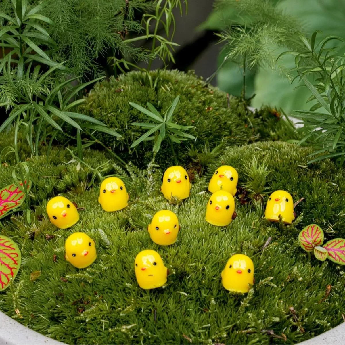 Chick ClassDecorative Mini ChicksYellowSet of 10 1 cm
