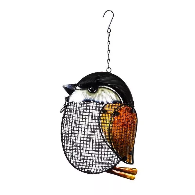Chickadee-Shaped Mesh Hanging Bird Feeder