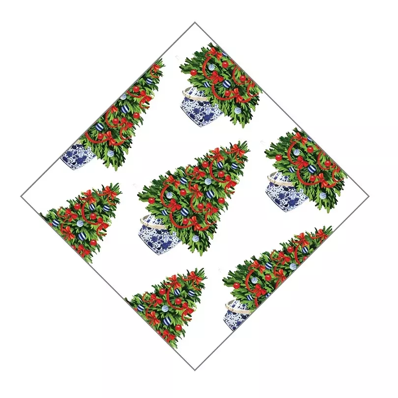 Christmas Tree Cocktail Napkins