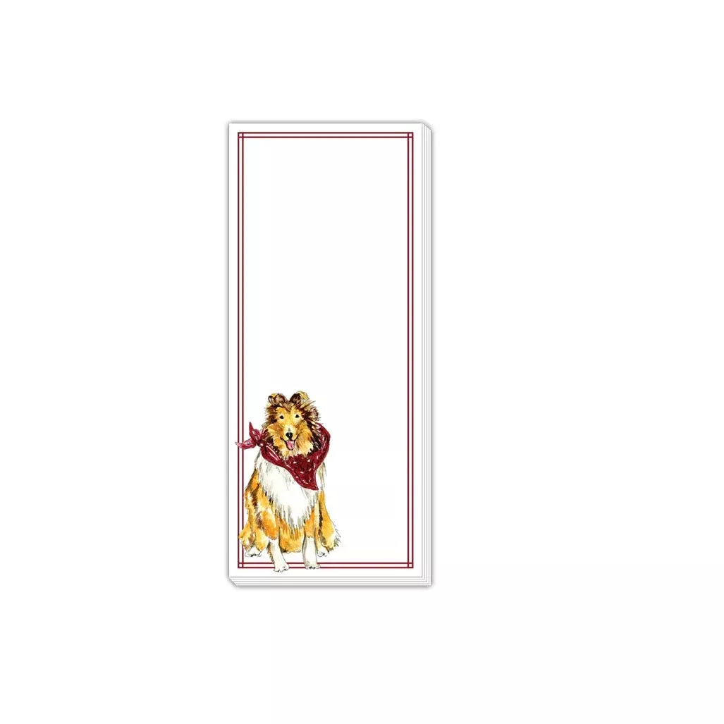 Collie Skinny Notepad