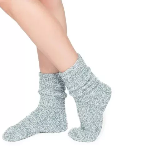 CozyChic Heathered Women’s Socks – Blue