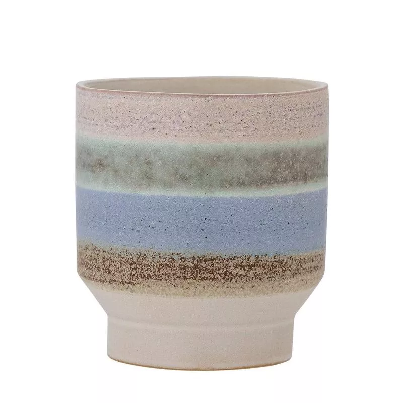 Creative Collection Dai Blue Stoneware Flowerpot