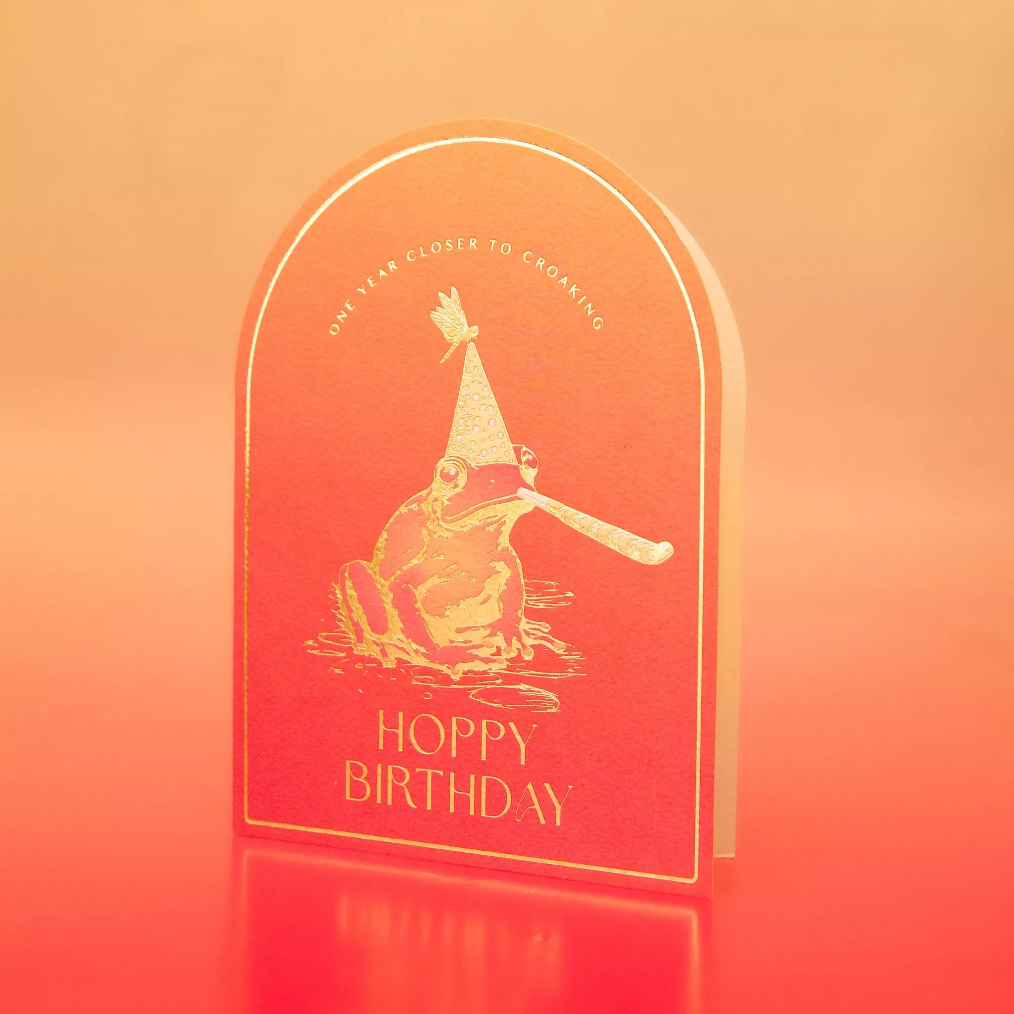 Croaking Birthday Card