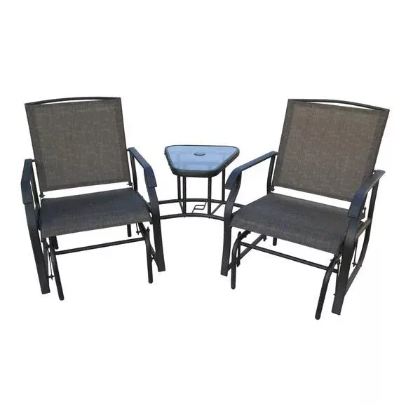 DDI Backyard Expressions Tete-a-Tete Wicker Glider