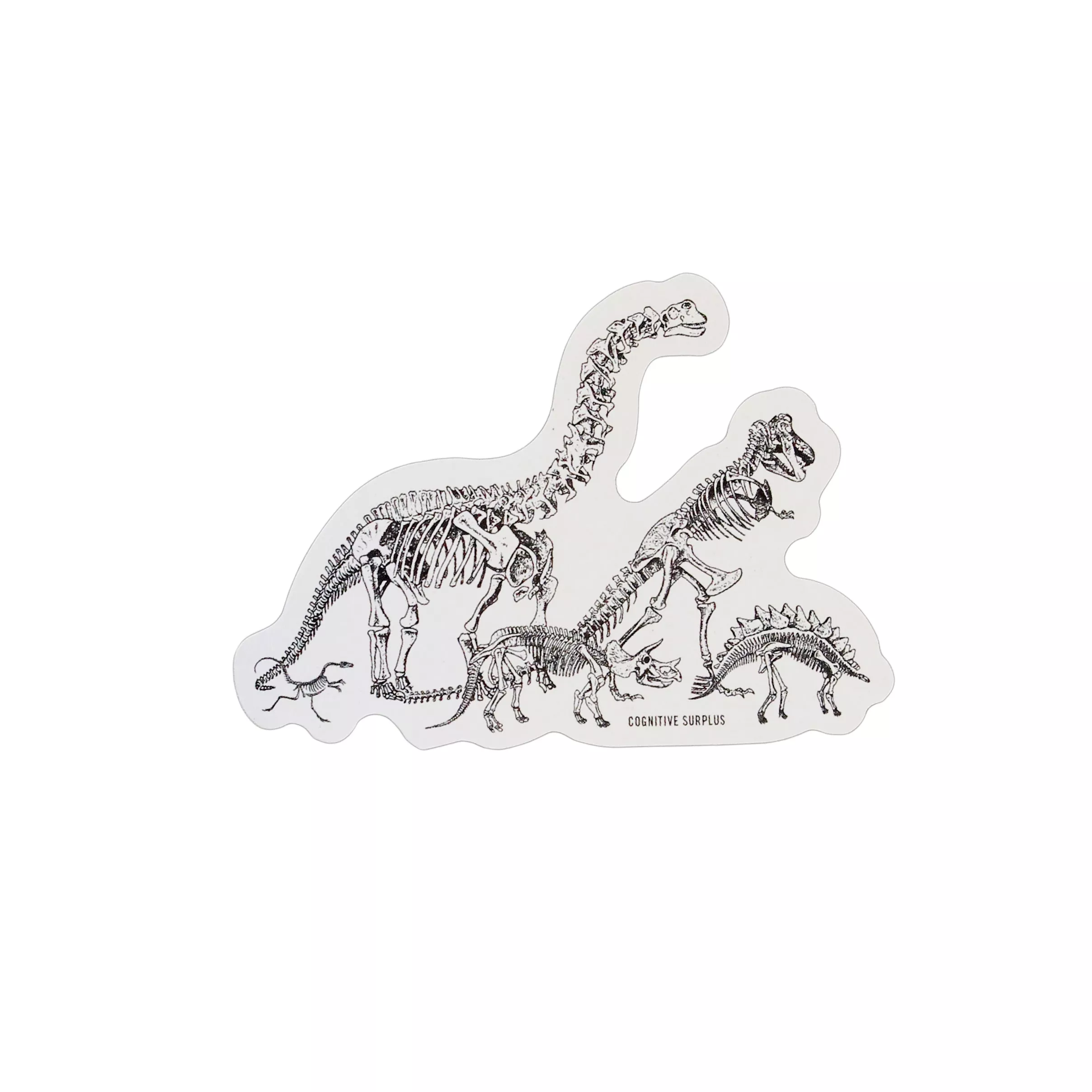 Dino Commute Sticker