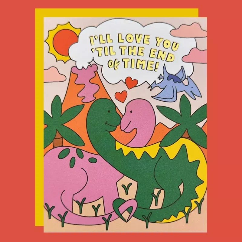 Dinosaur Love Card