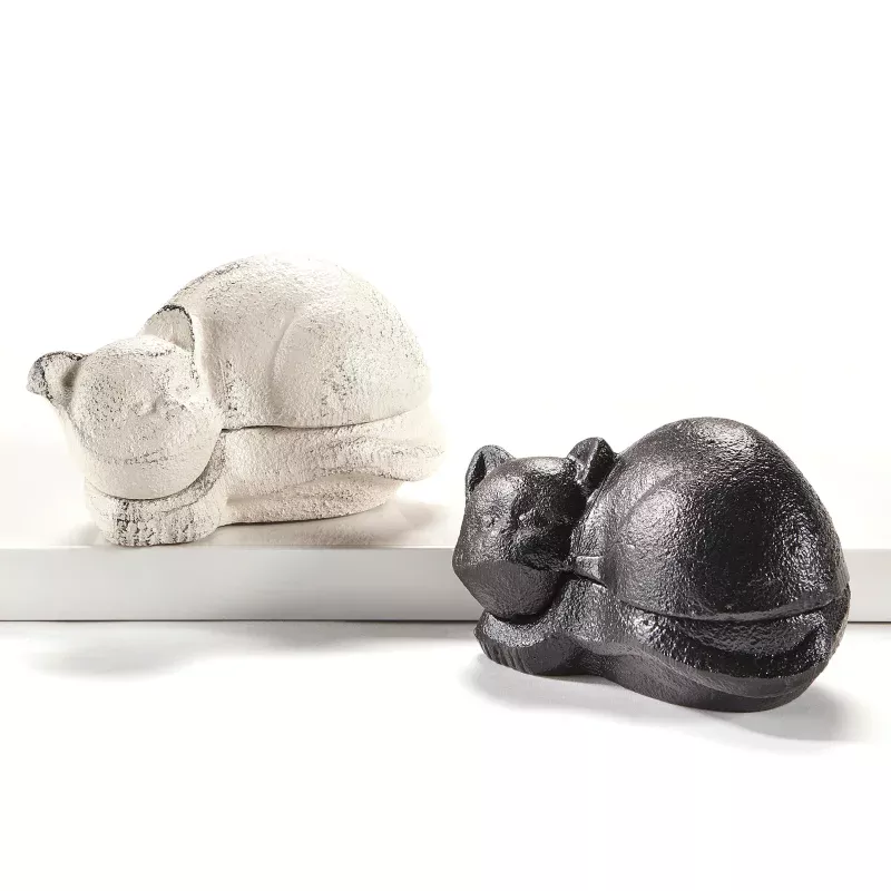 Distressed Cast Iron Cat Key Hider, 2 Styles