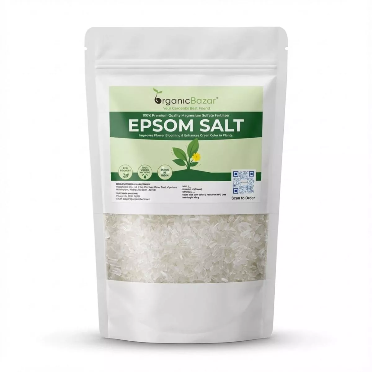Epsom Salt Fertilizer for Plants (450g)