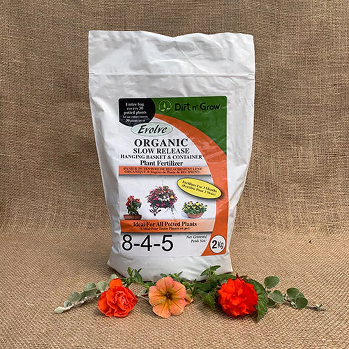 Evolve Slow Release Hanging Basket & Container Plant Fertilizer OG