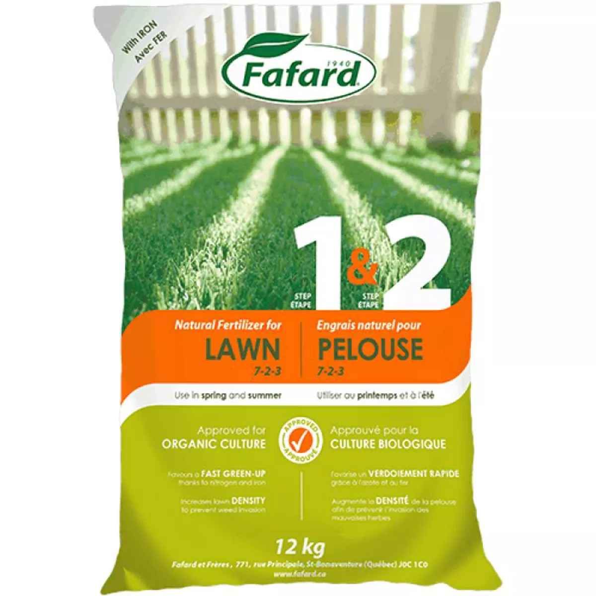 Fafard Natural Lawn Fertilizer SpringSummer