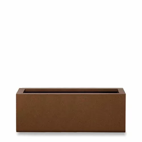 Ferrum Rectangular Self-Watering Steel Planter