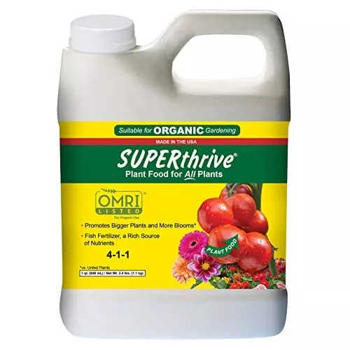 Fertilizer Additives: Superthrive Plant Food 4-1-1, 32oz